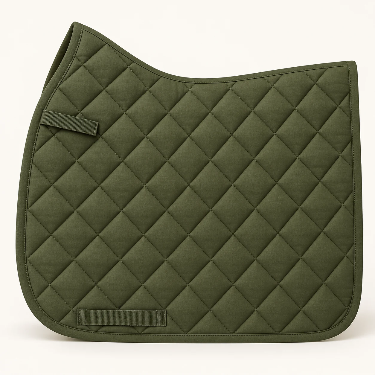 Quilted cotton saddle pad